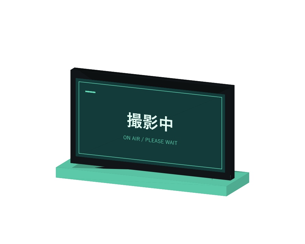 DESK SIGNAL|3Dサイン3種+文字変更ツール【GLB・OBJ/先行版】