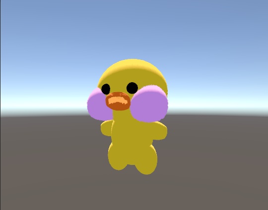 あひるのぬいぐるみ