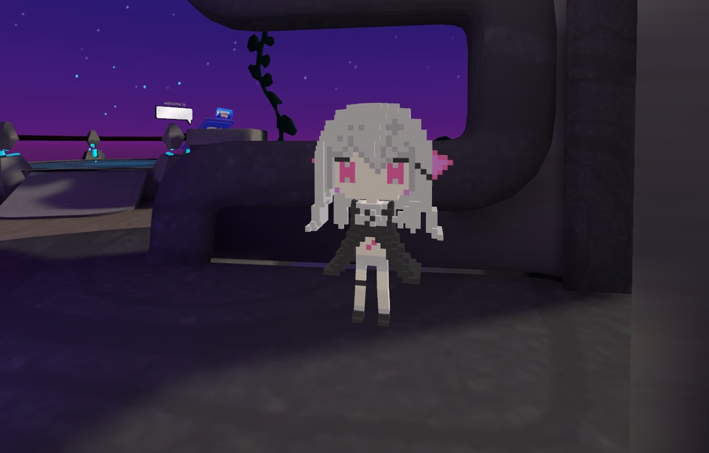 【VRChat】3Dドット絵風モデル Succubus_Chan