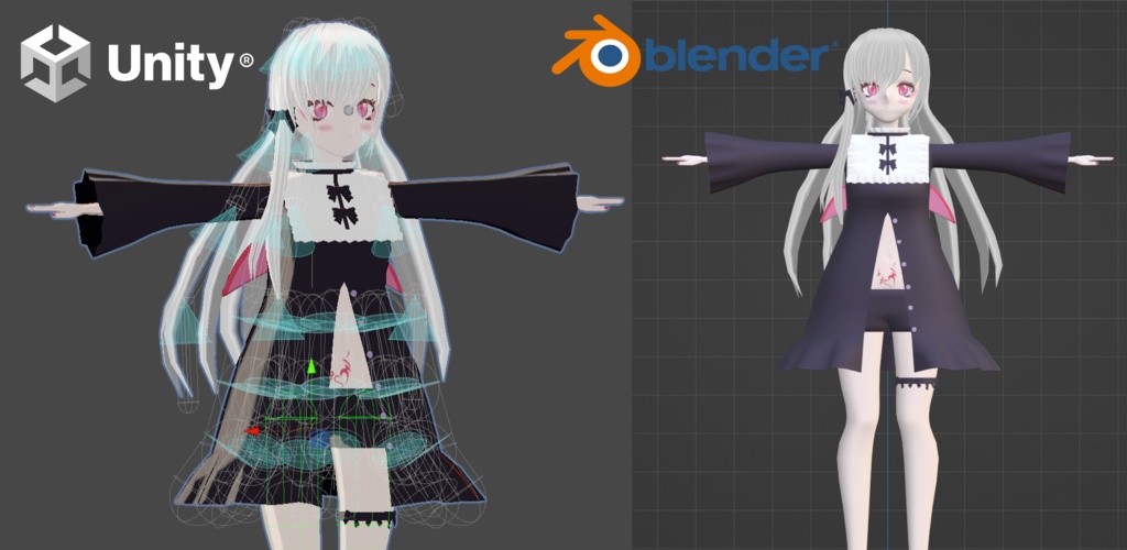 【VRChat】オリジナル3Dモデル「Sphera(スフェラ)」