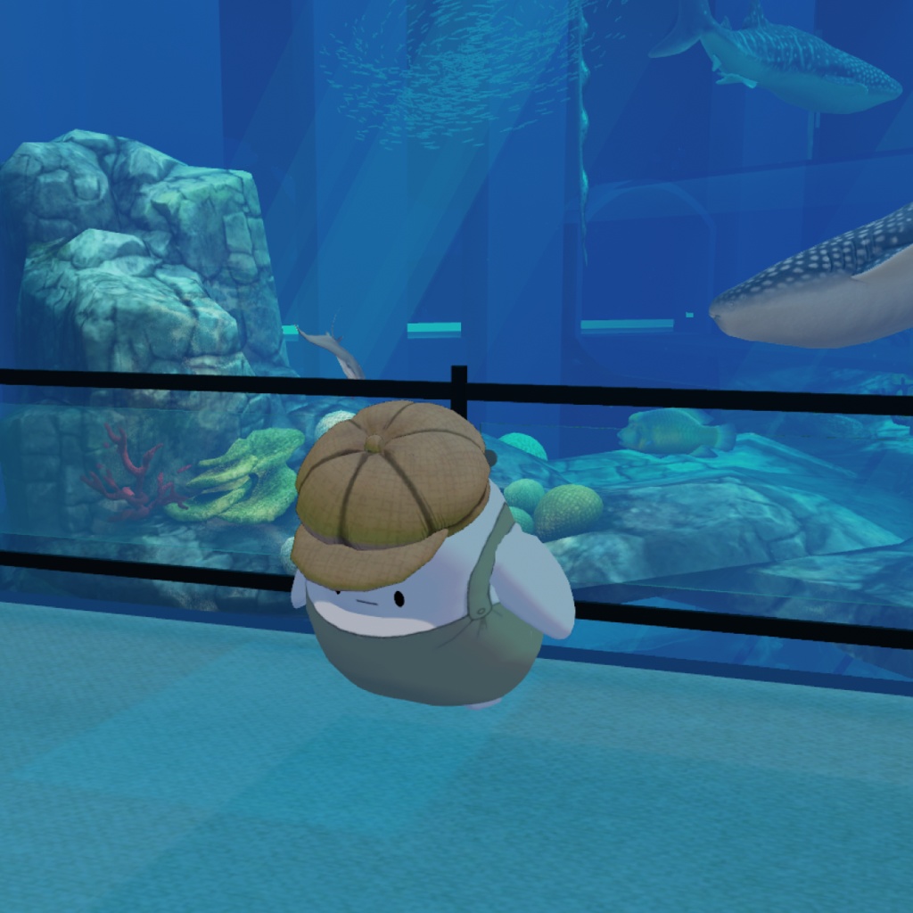 オリジナル3Dモデル「夏においてかれたぺんぎん」