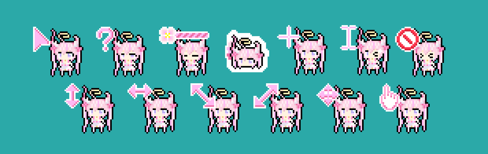 ナ・セラ / Na Sera Mouse cursor pack 2.0 (NJSJ KR 6th) 