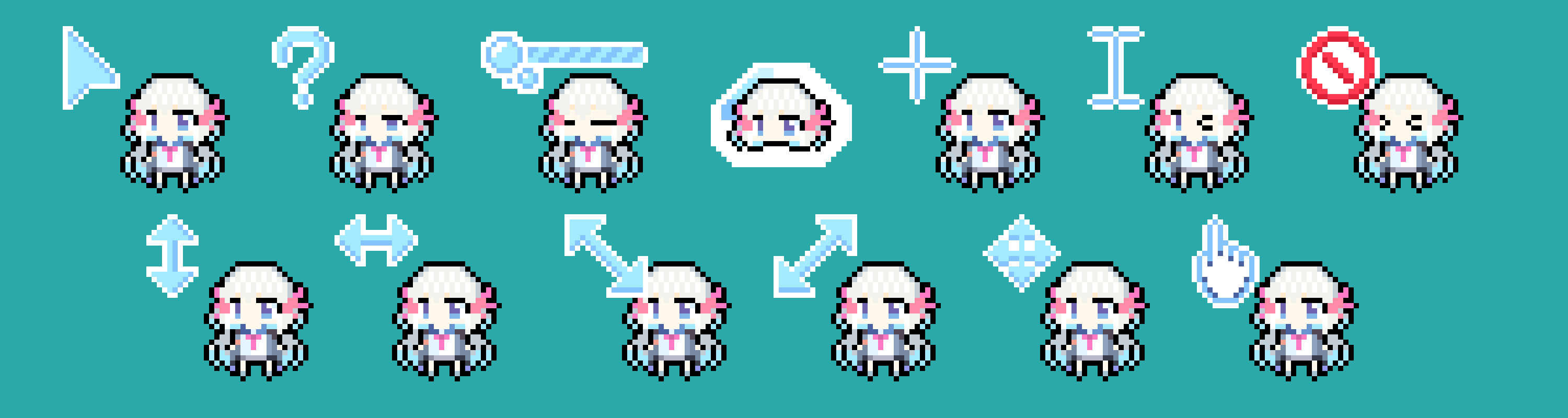 イ・オン / Lee On Mouse cursor pack 2.0 (NJSJ KR 6th)