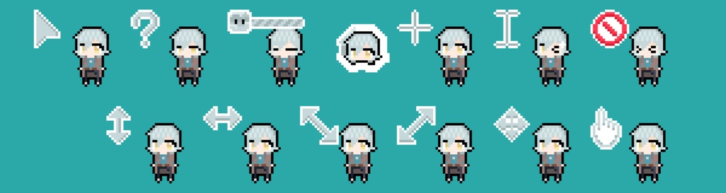ギル / Shin Kiru cursor pack 2.0 (NJSJ KR 4th)