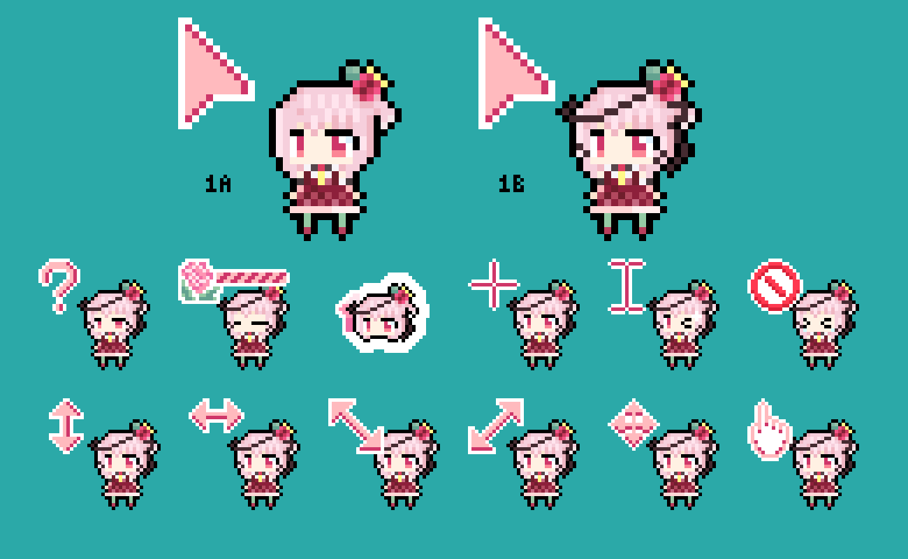 Rosemi Lovelock Mouse cursor pack 2.0 (NJSJ EN 2nd)