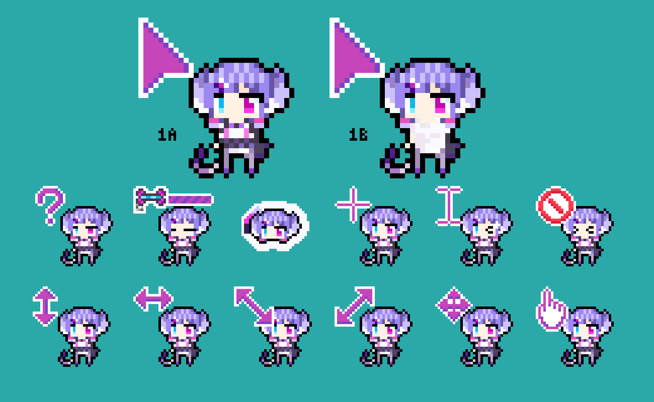 Selen Tatsuki Mouse cursor pack 2.0 (NJSJ EN 2nd)