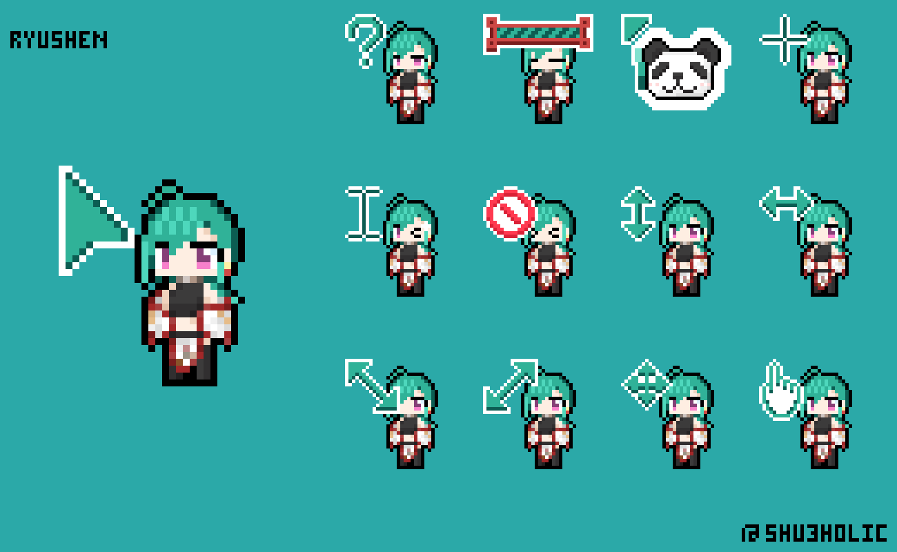 Ryushen Mouse cursor pack 2.0