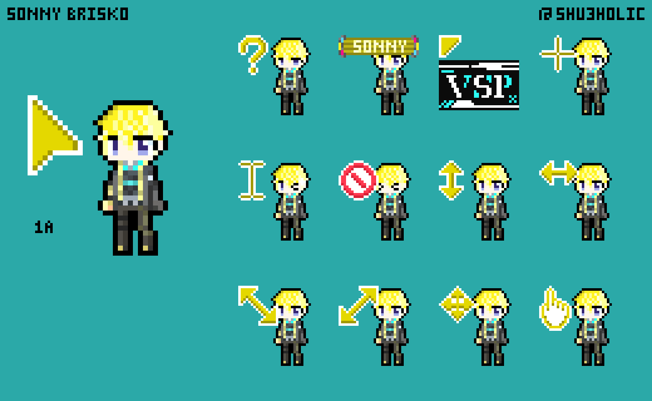 Sonny Brisko Mouse cursor pack 3.0 (NJSJ EN 5th Noctyx)