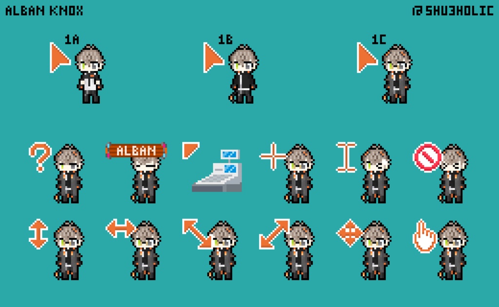 Alban Knox Mouse cursor pack 3.0 (NJSJ EN 5th Noctyx)