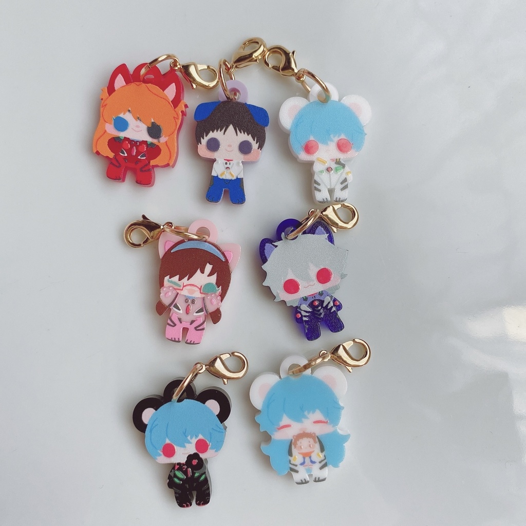 エヴァQシン アクリルチャーム