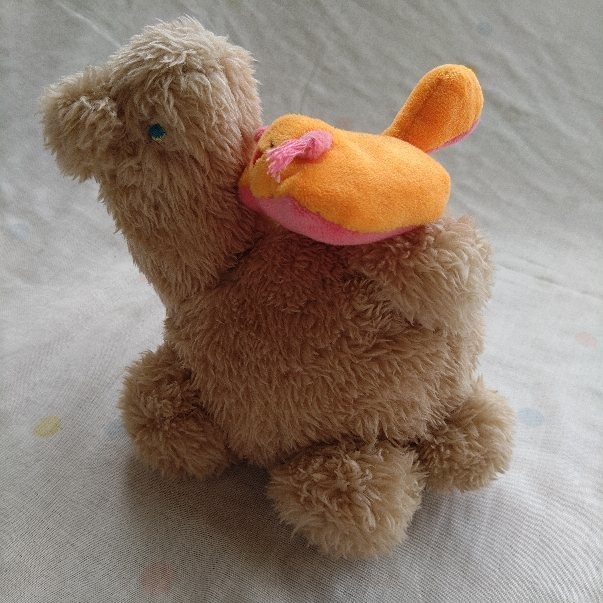 冬のモウフぬいぐるみ1号