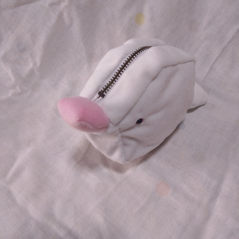 HexBirD白文鳥ぬいぐるみポーチ