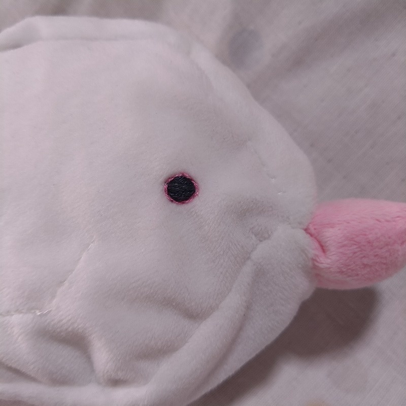 HexBirD白文鳥ぬいぐるみポーチ