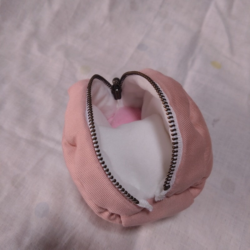 HexBirD白文鳥ぬいぐるみポーチ