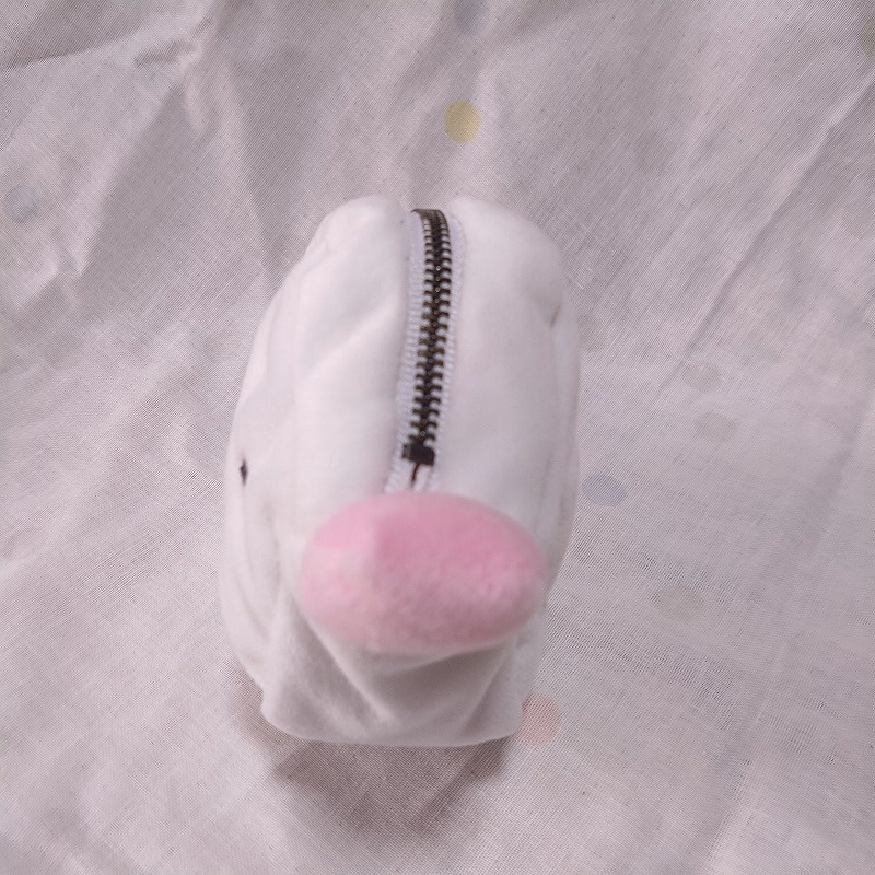 HexBirD白文鳥ぬいぐるみポーチ