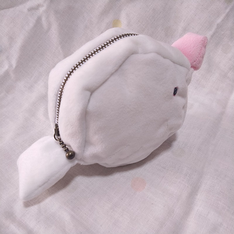 HexBirD白文鳥ぬいぐるみポーチ