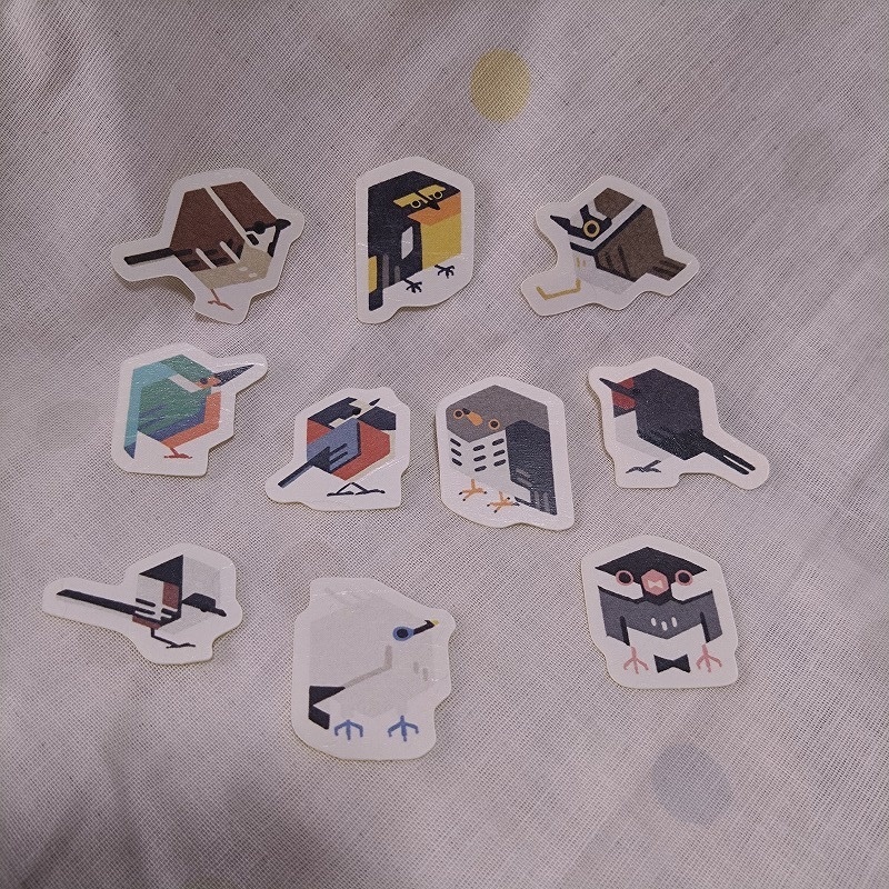 HexBirDフレークシール