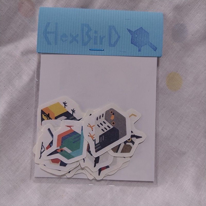 HexBirDフレークシール