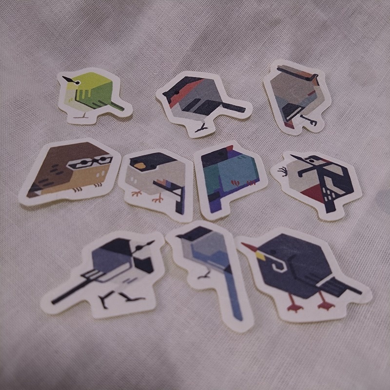 HexBirDフレークシール