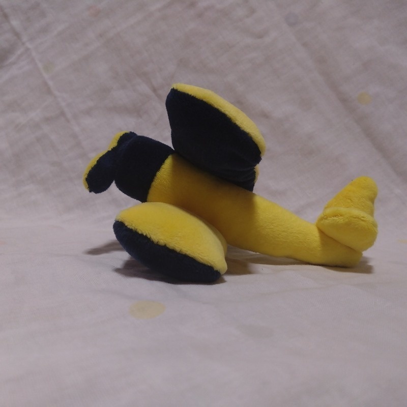 複葉機ぬいぐるみ(黄色×紺色)