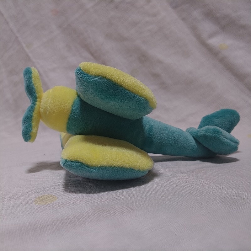 複葉機ぬいぐるみ(ミント×黄色)