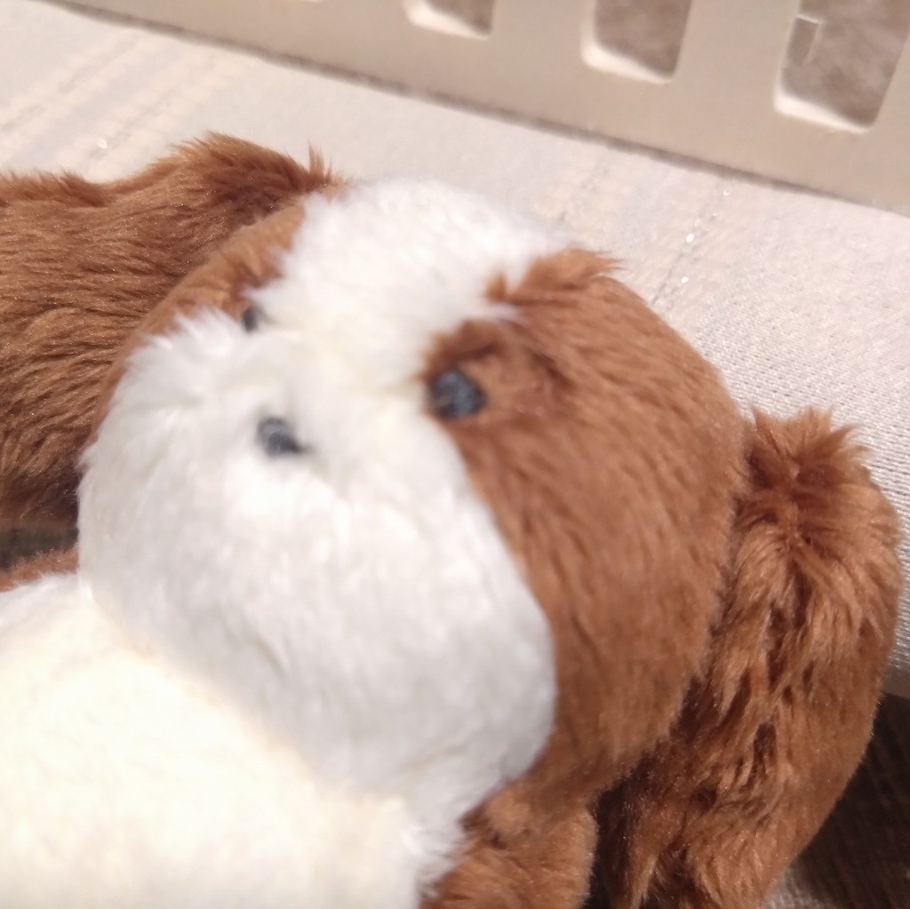 ちいさき犬ぬいぐるみ