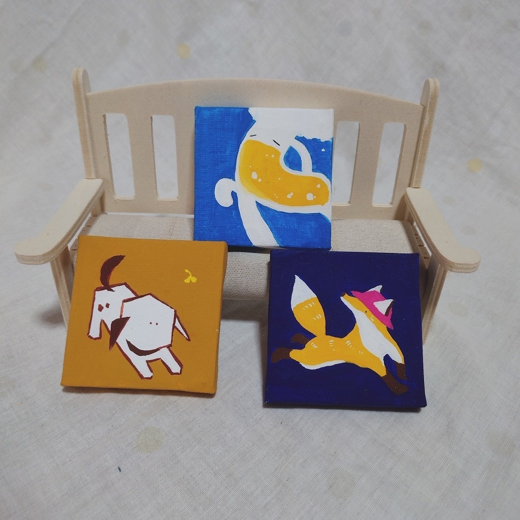 アクリル画