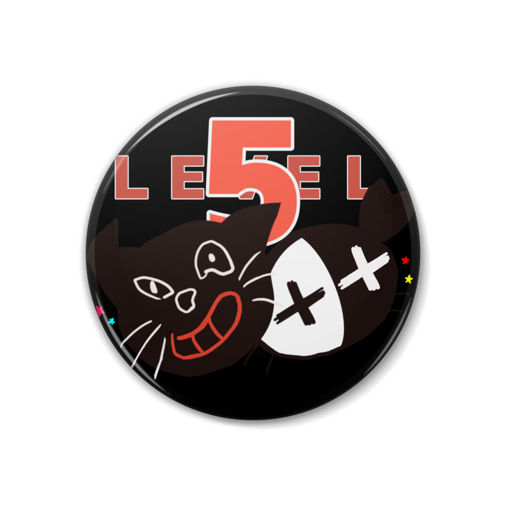 キヨレト缶バッチlevel5