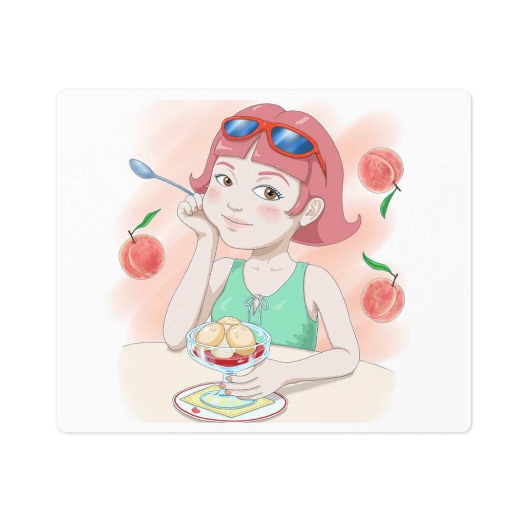 ピーチメルバ ステッカー