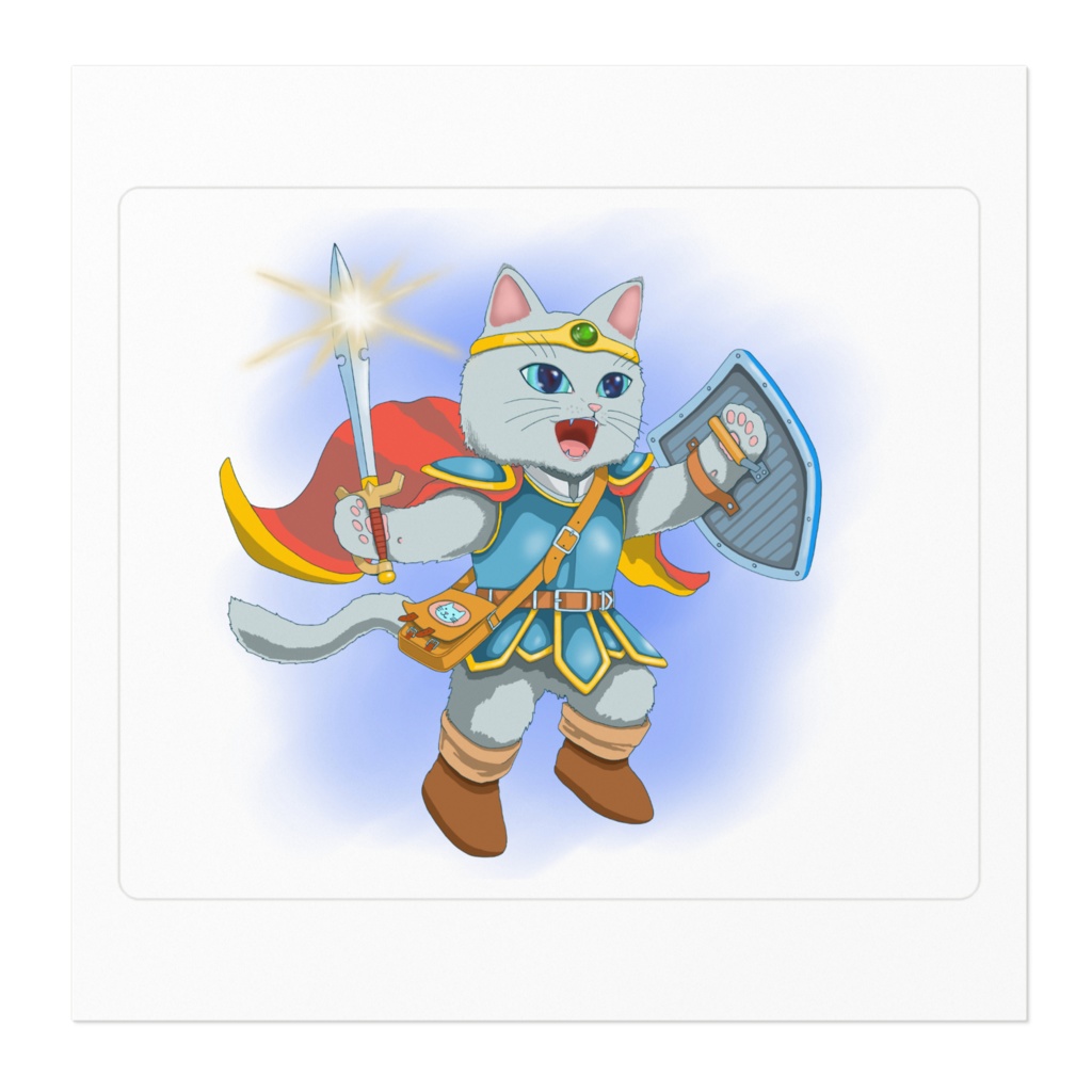 ねこ勇者 ステッカー
