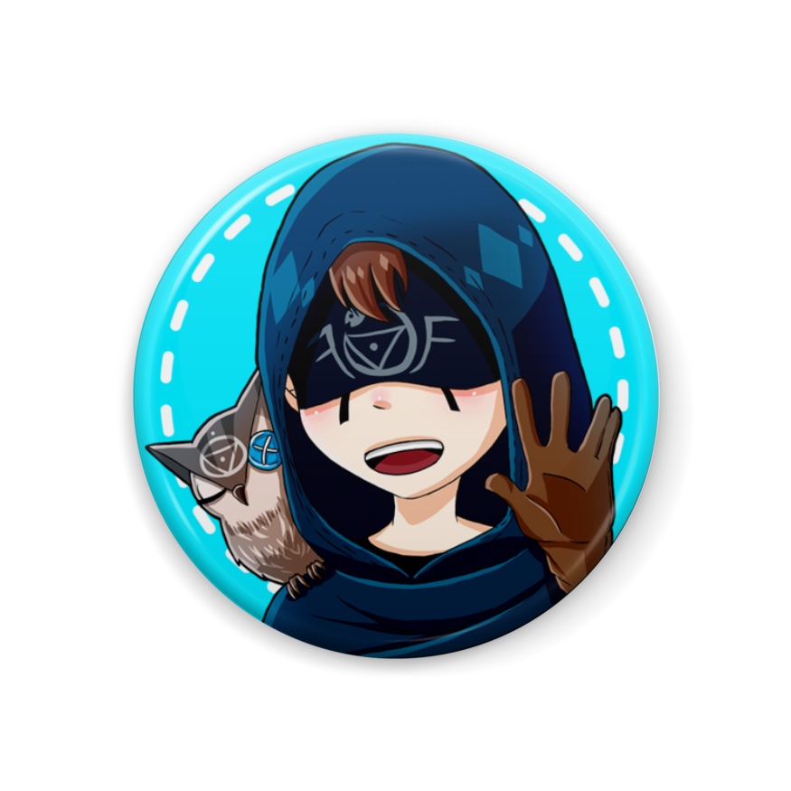 【第五人格】キャラ缶バッジ(占い師・納棺師・泥棒)