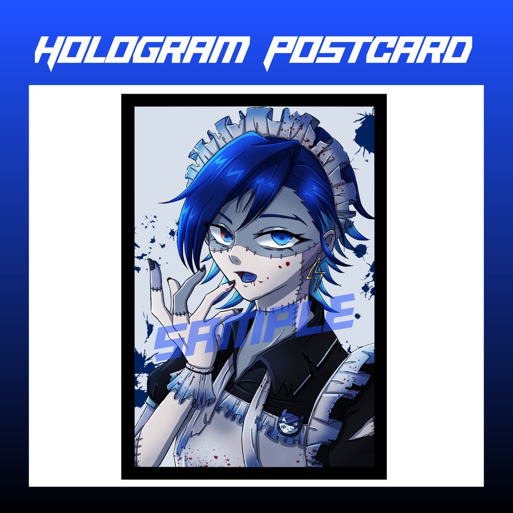ホログラムポストカード Halloween Yugo