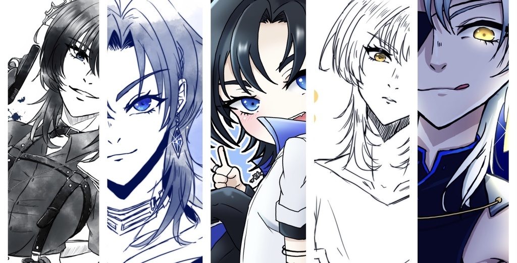 U-sanイラスト本「Rough Laugh」