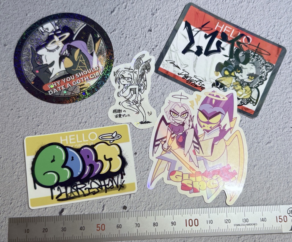 アダリュシール(ステッカー)セット&缶バッチ