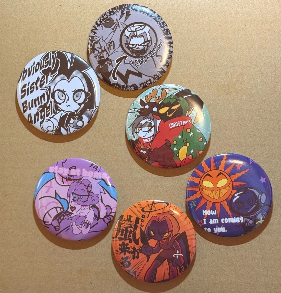 アダリュシール(ステッカー)セット&缶バッチ