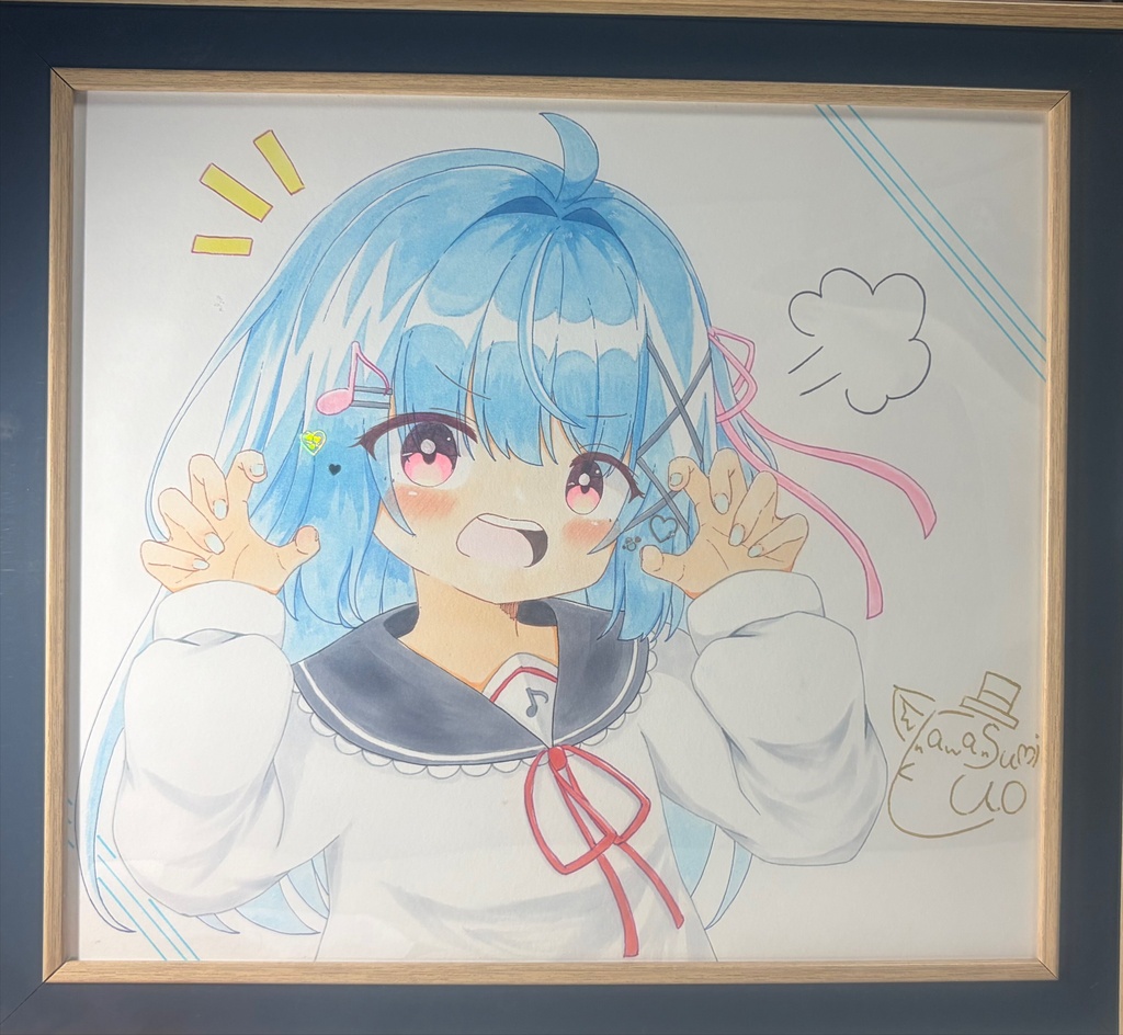 COMITIA156ういちゃん直筆大色紙