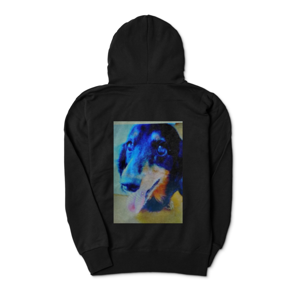 実家の愛犬ラブ風パーカー