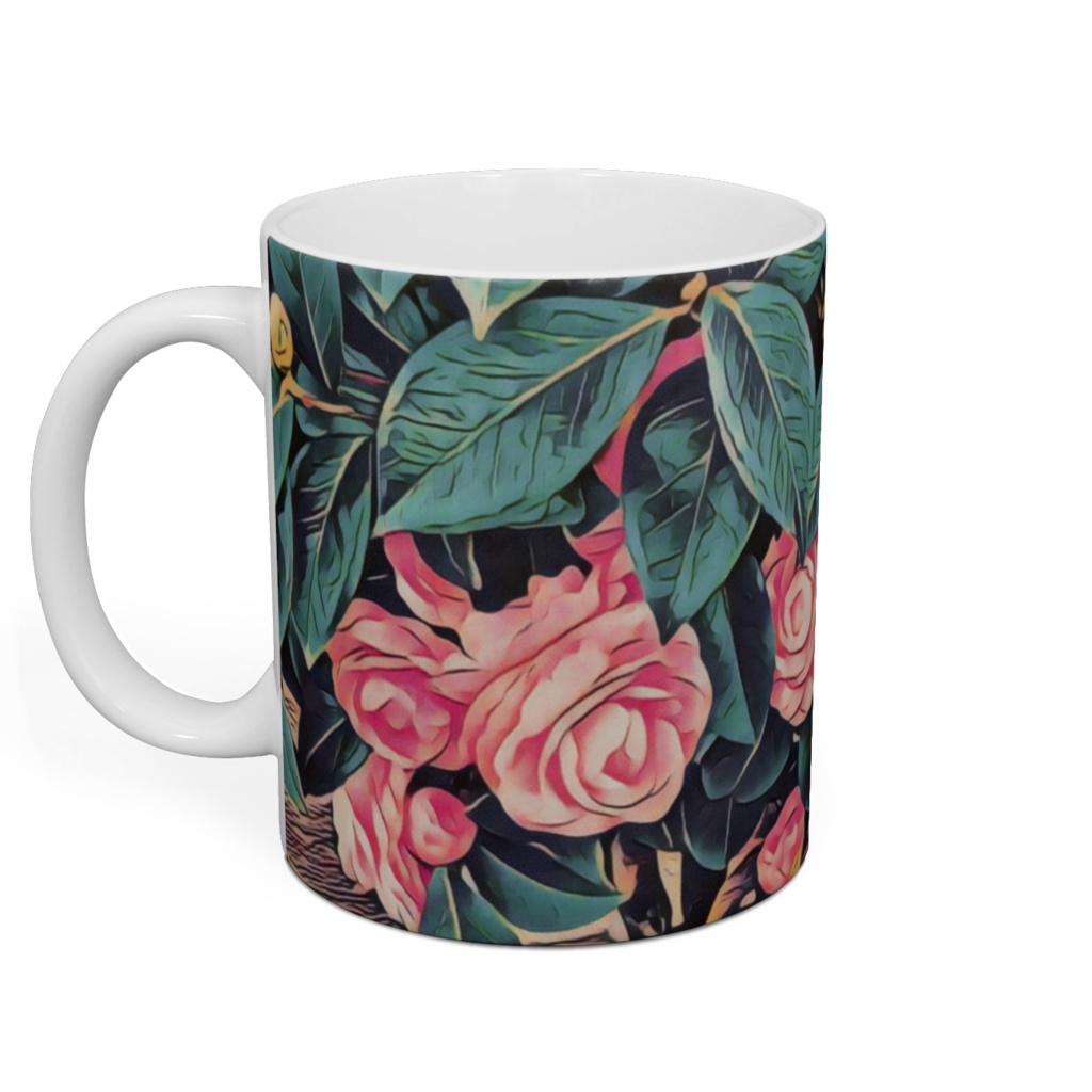 山茶花マグ
