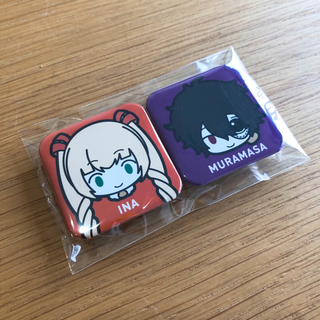 【いな・むらまさ】マグネット缶バッジセット