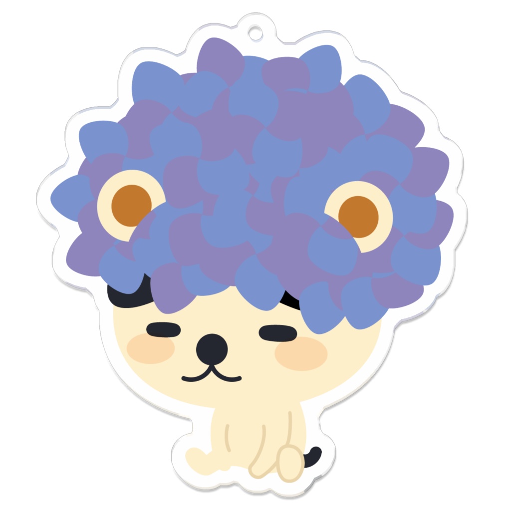 【コラボ商品】歌行燈×はまぐり犬アクリルキーホルダー