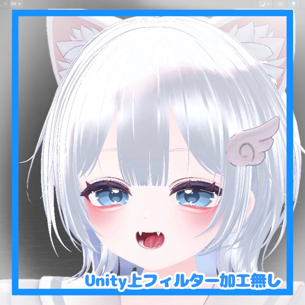 🛒SALE価格👅シフォン対応‼️最強涙袋とリアルな舌。 メイクテクスチャセット割あり︎💕【VRchat】