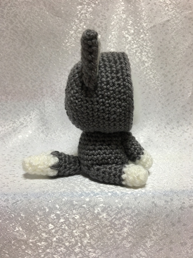 オオカミさん(グレー)おまんじゅう・もちぷち系着ぐるみ胴体付き