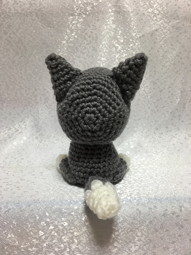 オオカミさん(グレー)おまんじゅう・もちぷち系着ぐるみ胴体付き