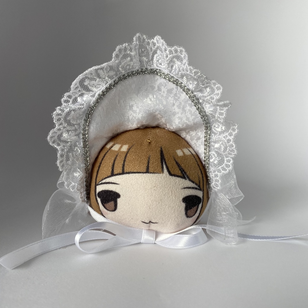 おまんじゅう・もちプチ系用ボンネット白×白