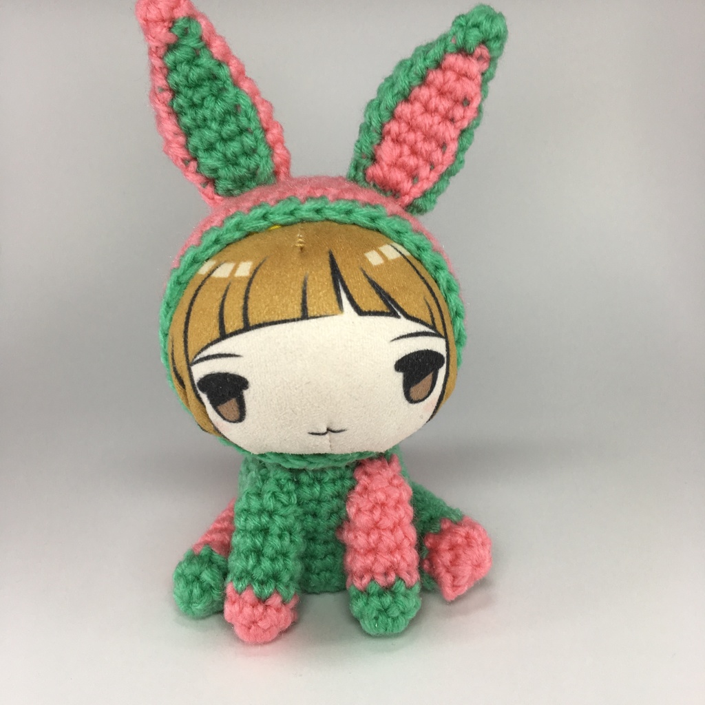 カラフルウサギさんおまんじゅう・もちぷち系着ぐるみ胴体付き