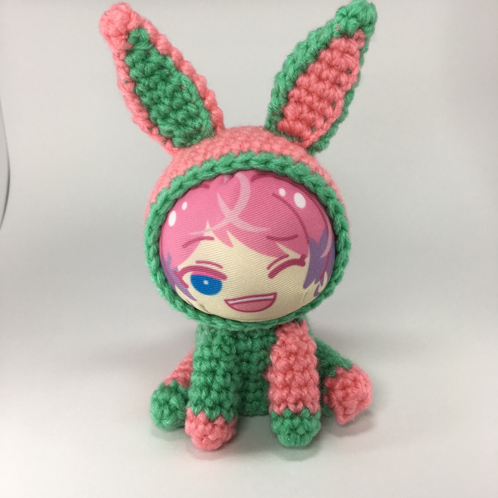 カラフルウサギさんおまんじゅう・もちぷち系着ぐるみ胴体付き