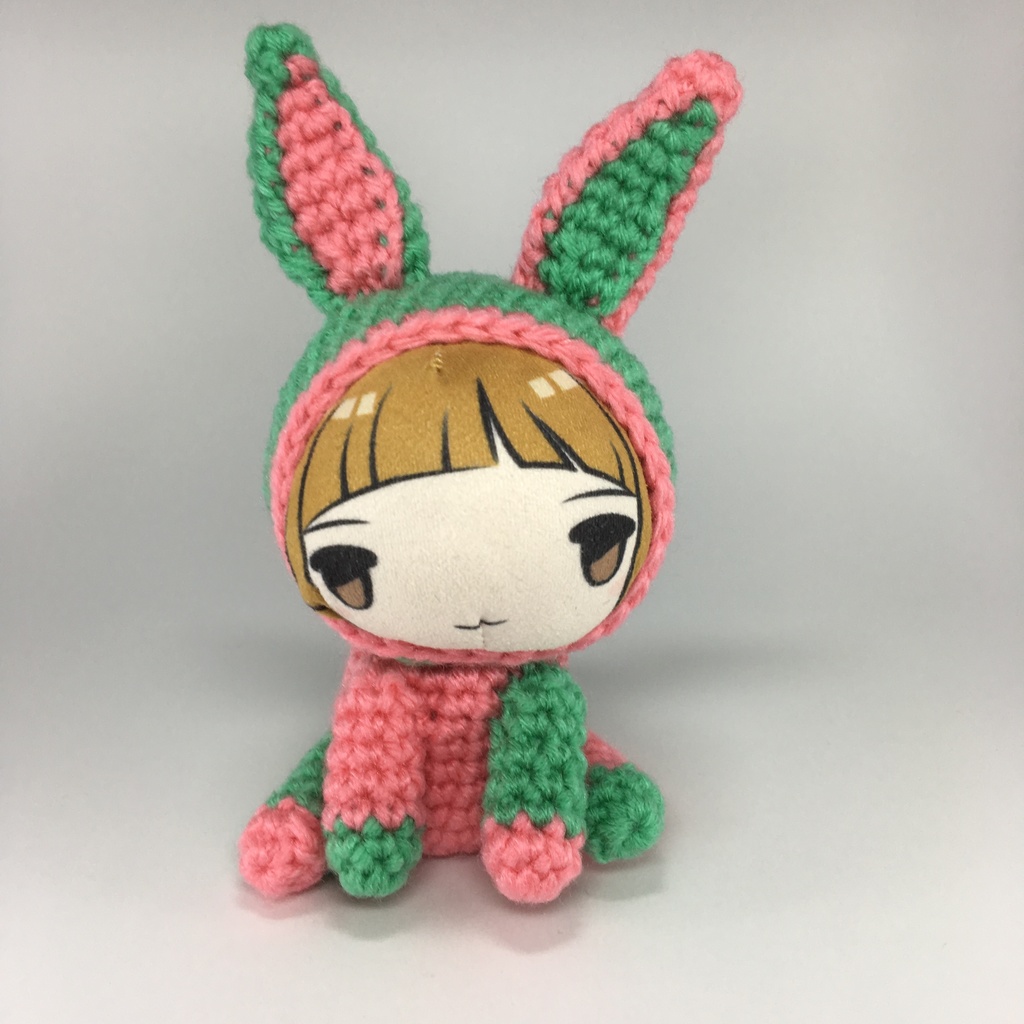 カラフルウサギさんおまんじゅう・もちぷち系用着ぐるみ胴体付き