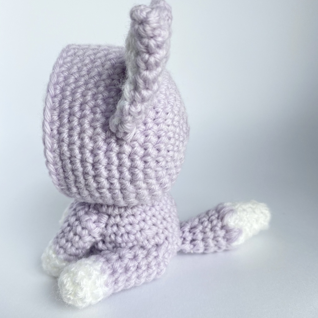 オオカミさん(パステル薄紫)おまんじゅう・もちぷち系着ぐるみ胴体付き