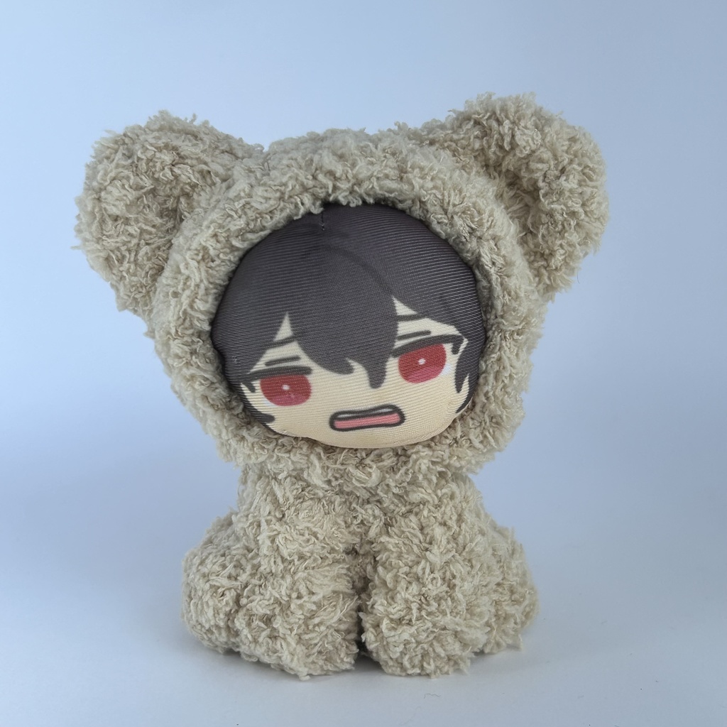 モコモコくまさん(ミルクティー)おまんじゅう・もちぷち系着ぐるみ胴体付き