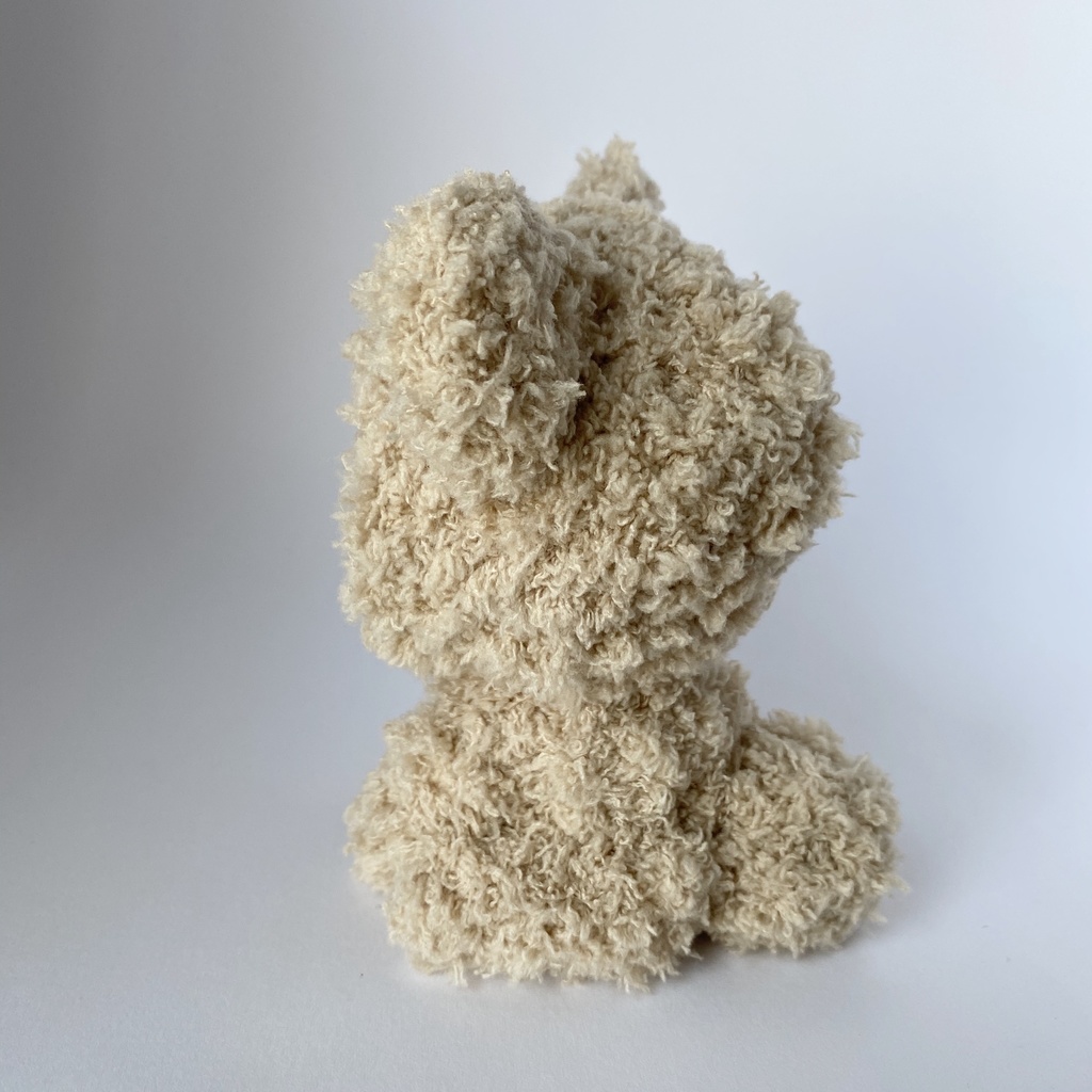 モコモコくまさん(ミルクティー)おまんじゅう・もちぷち系着ぐるみ胴体付き